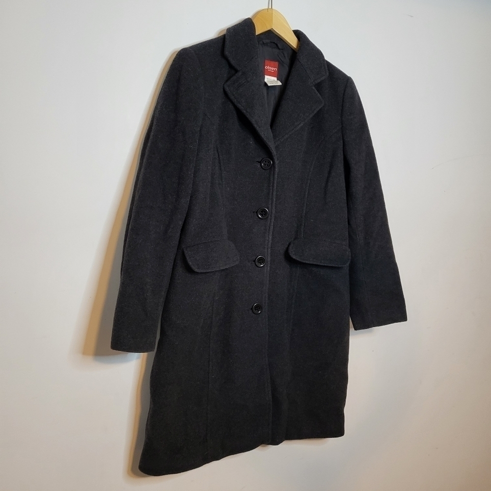 Olsen Wool And Cashmere Jacket Size 8 - Picture 2 of 12